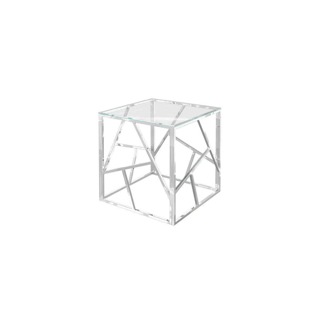 Kiveta Clear Glass Side Table Torelli