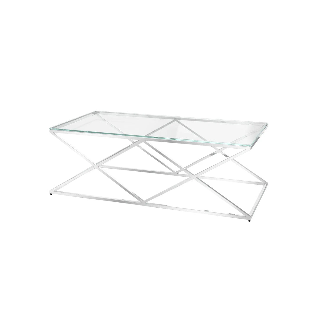 Vectra Clear Glass Coffee Table Torelli