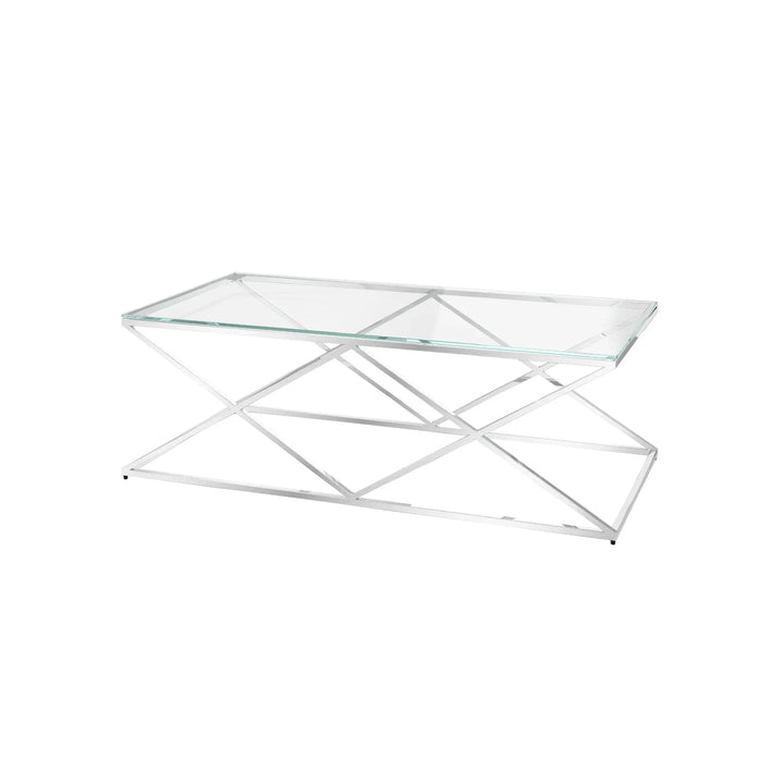 Vectra Clear Glass Coffee Table Torelli