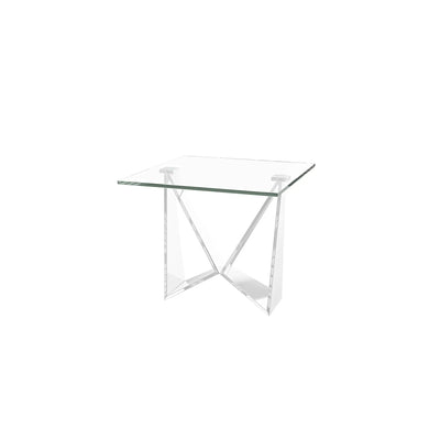 Florence Clear Glass Side Table Torelli