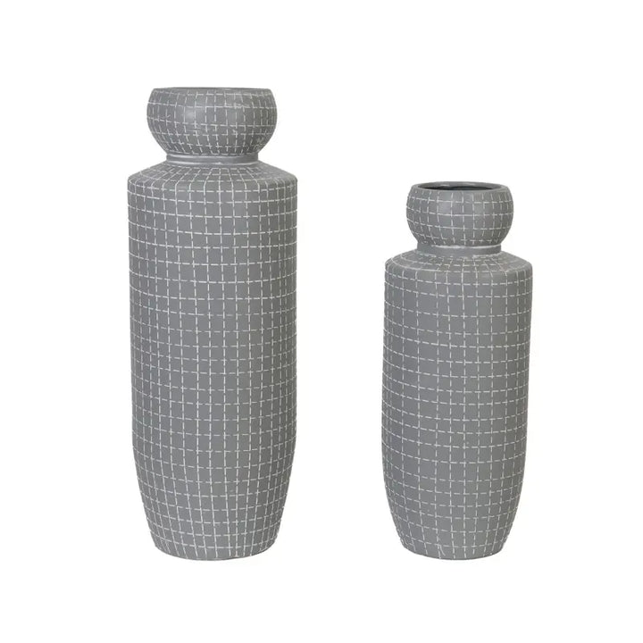 Grey Ceramic Vase Lina Home