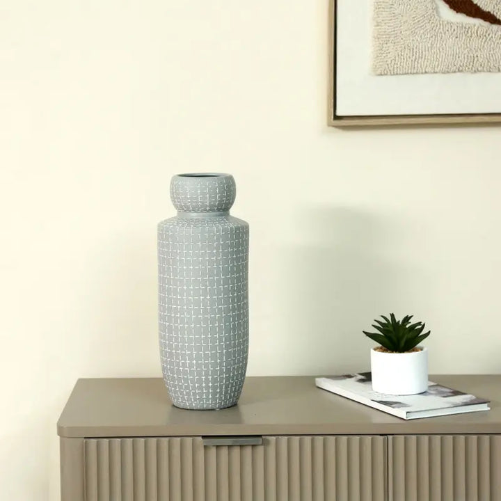 Grey Ceramic Vase Lina Home