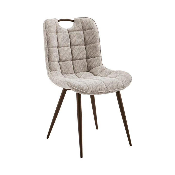 Marbella Brown Fabric Dining Chair