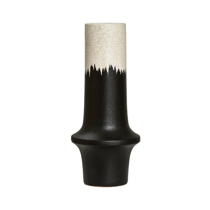 Black and White Ceramic Vase Lina Home