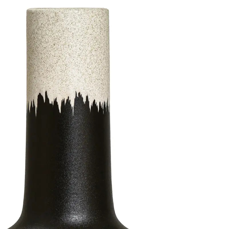 Black and White Ceramic Vase Lina Home