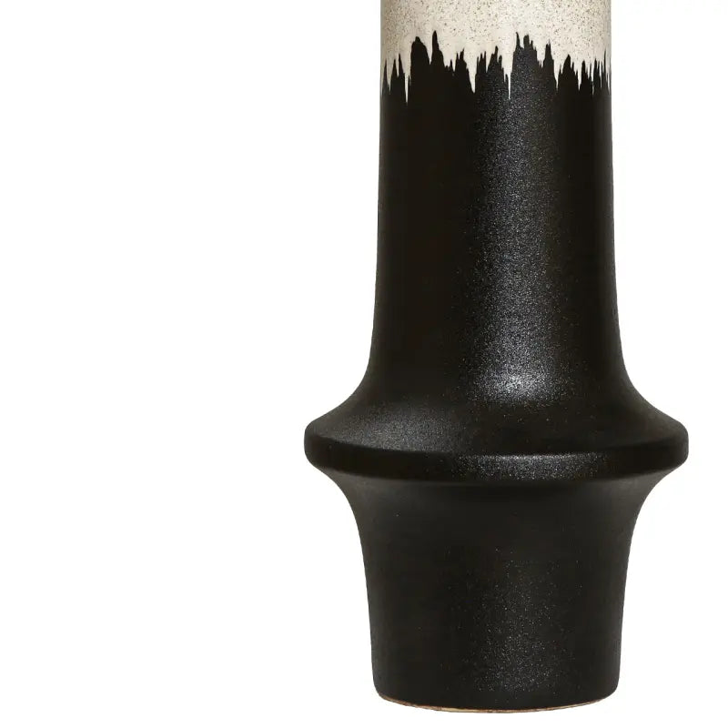 Black and White Ceramic Vase Lina Home