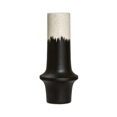 Black and White Ceramic Vase Lina Home