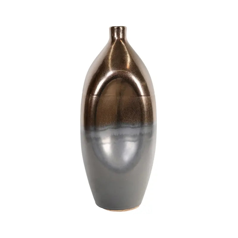 Black and Gold Ceramic Vase Lina Home