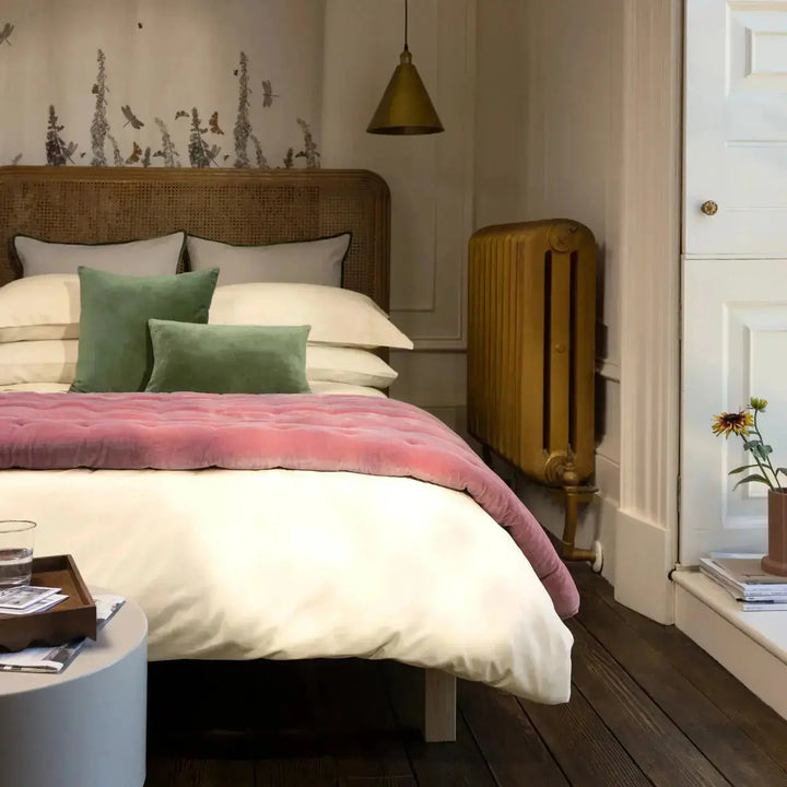 Christy 400 Thread Count Sateen Double Duvet Set Gold CHRISTY LUX-HOM