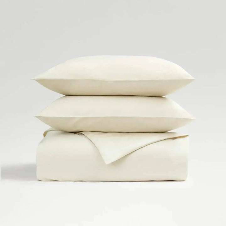 Christy 400 Thread Count Sateen Single Duvet Set Ivory CHRISTY LUX-HOM