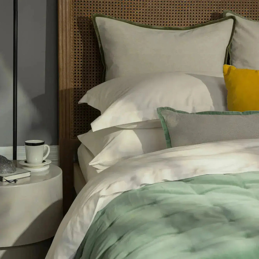 Christy 400 Thread Count Sateen Single Duvet Set Ivory CHRISTY LUX-HOM