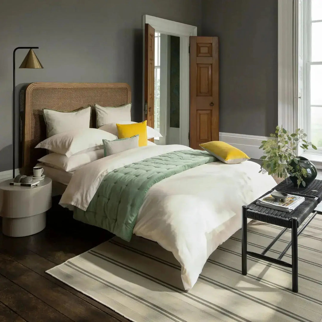 Christy 400 Thread Count Sateen Single Duvet Set Ivory CHRISTY LUX-HOM