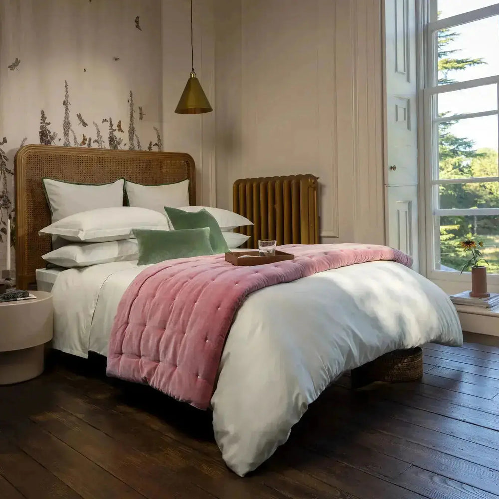 Christy 400 Thread Count Sateen Single Duvet Set Linen CHRISTY LUX-HOM