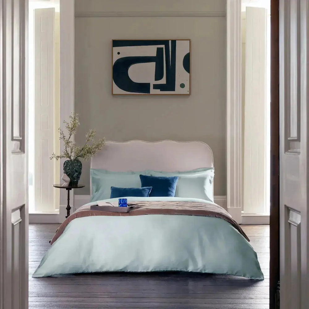 Christy 400 Thread Count Sateen Single Duvet Set Platinum CHRISTY LUX-HOM