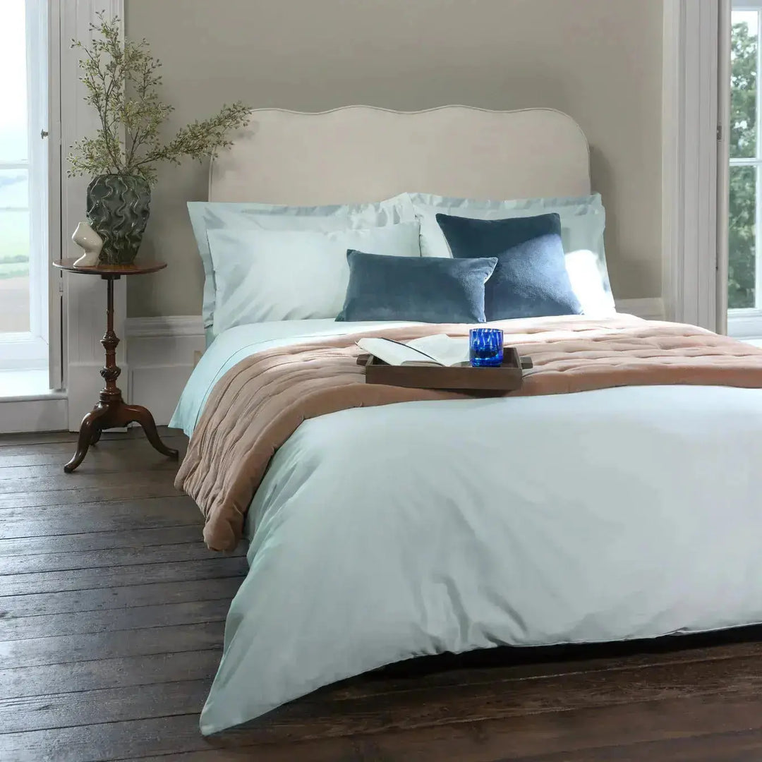 Christy 400 Thread Count Sateen Single Duvet Set Platinum CHRISTY LUX-HOM