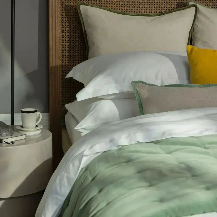 Christy 400 Thread Count Sateen Single Duvet Set White CHRISTY LUX-HOM