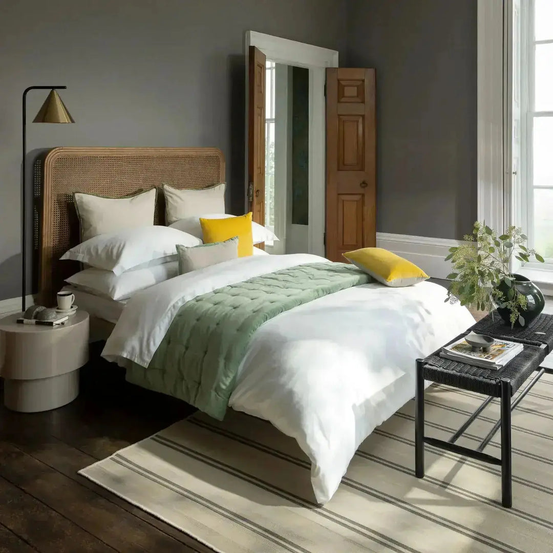 Christy 400 Thread Count Sateen Single Duvet Set White CHRISTY LUX-HOM