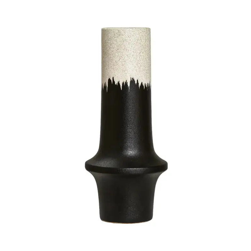 Black and White Ceramic Vase Lina Home