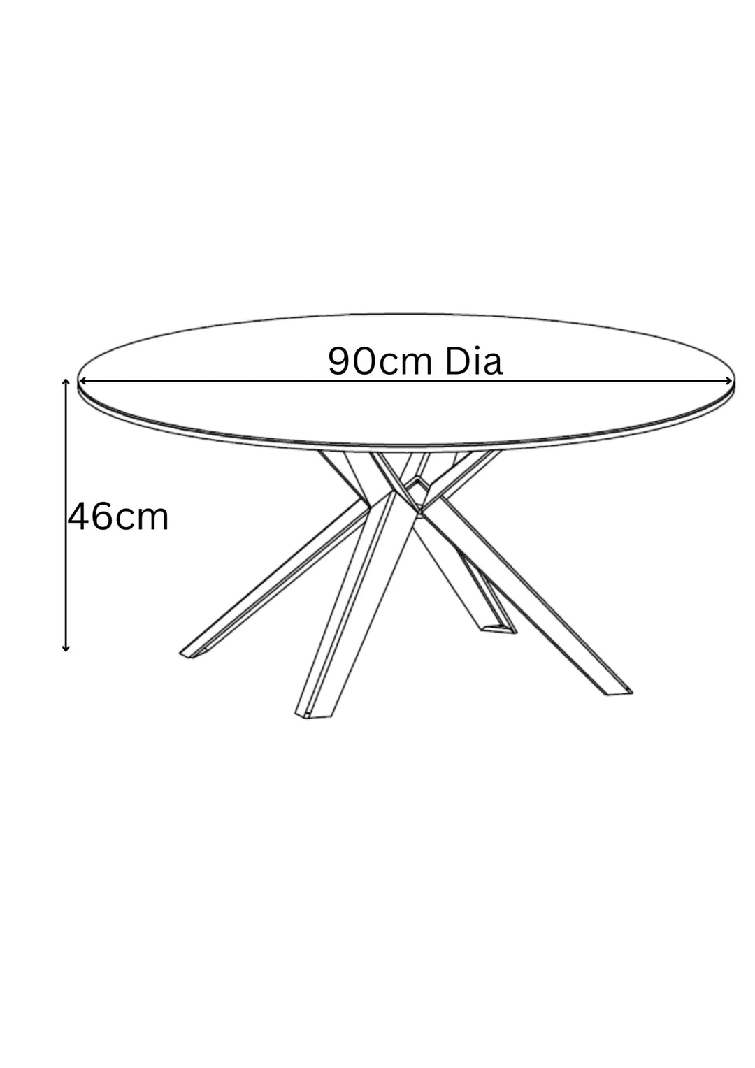 Vitanzo White Ceramic Coffee Table Torelli