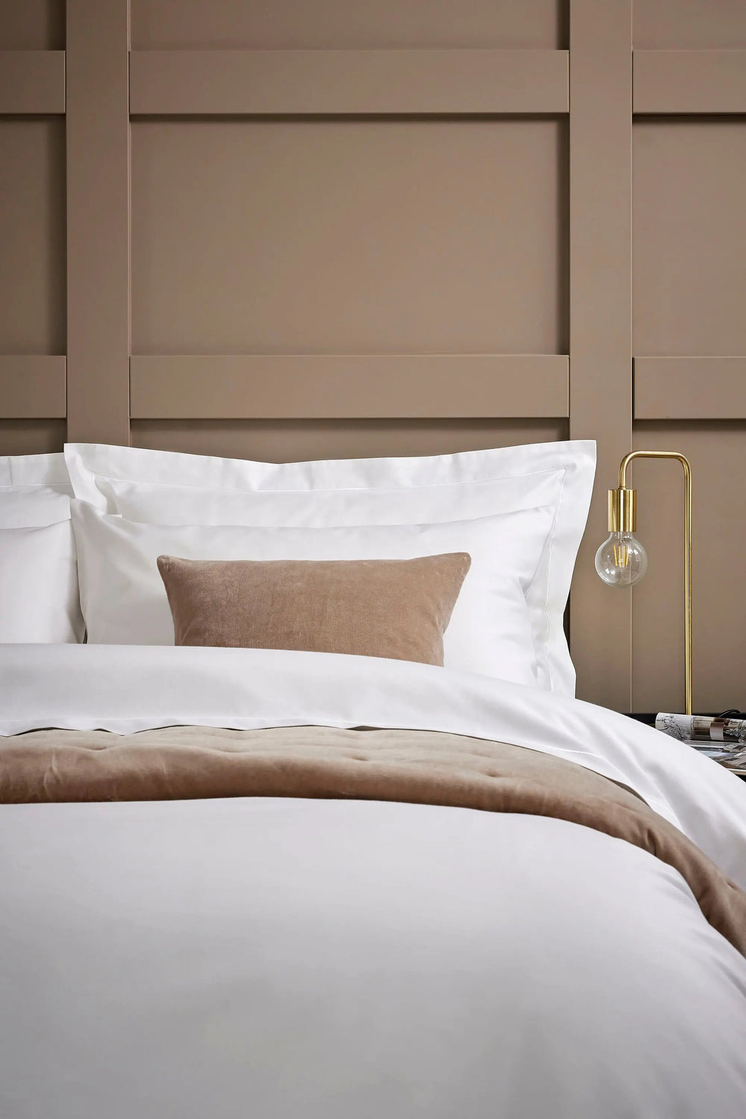 Christy Premium Sateen Super King Duvet Set White Christy