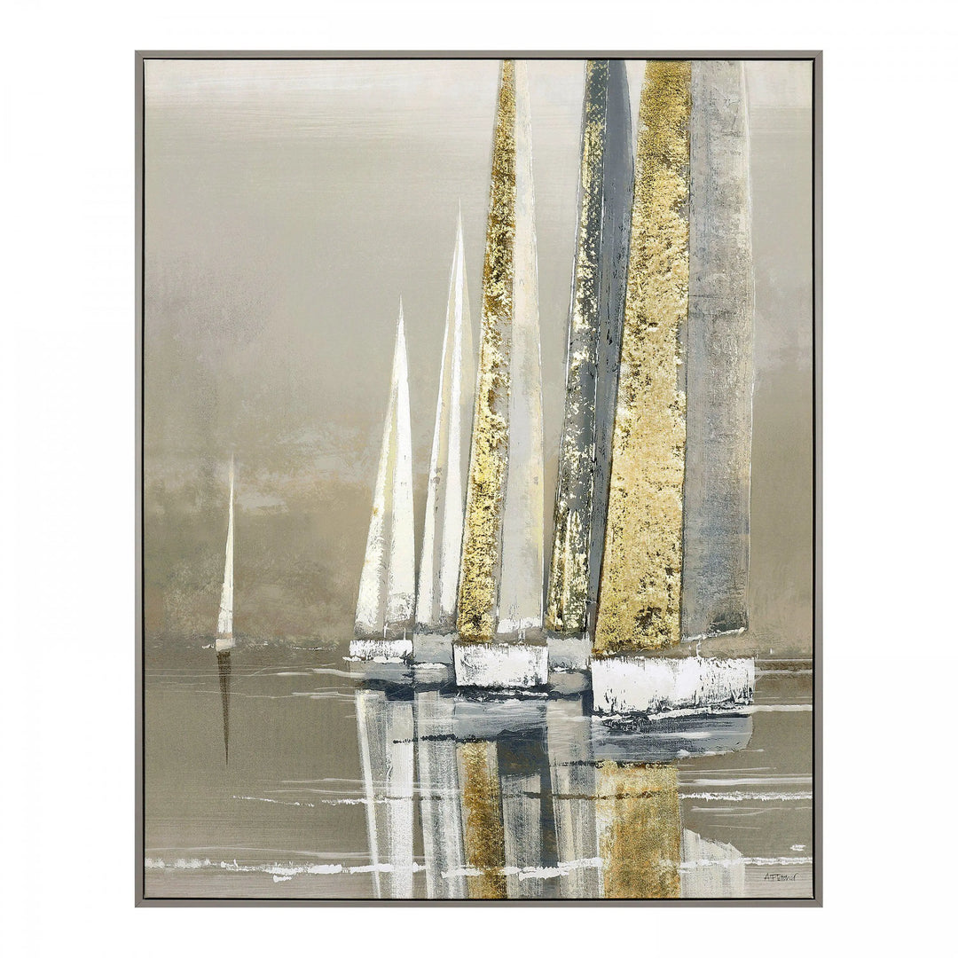 Golden Sails Framed Canvas Gallery Direct