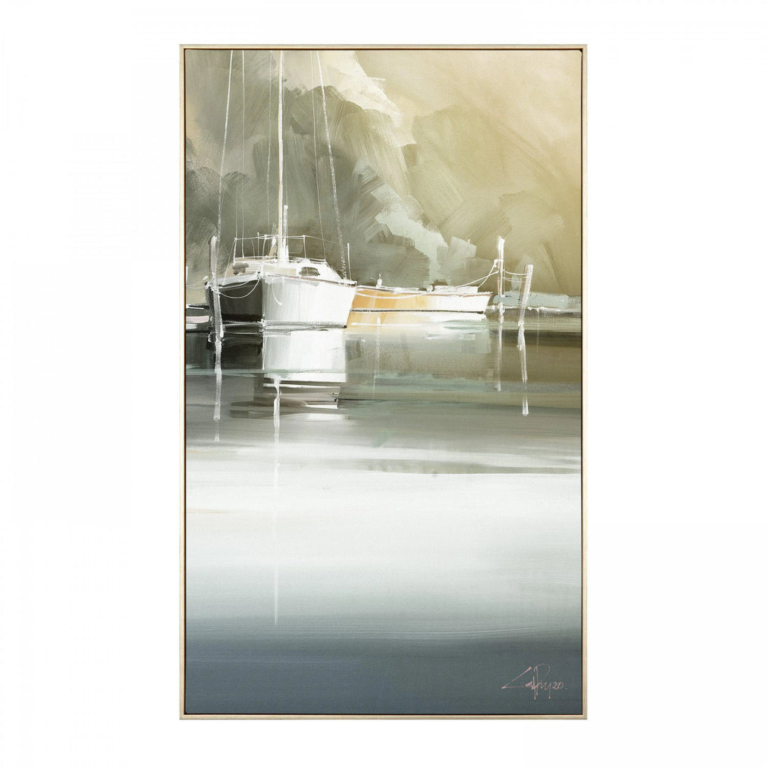 Marina Days Framed Canvas 360x28x590mm Gallery Direct