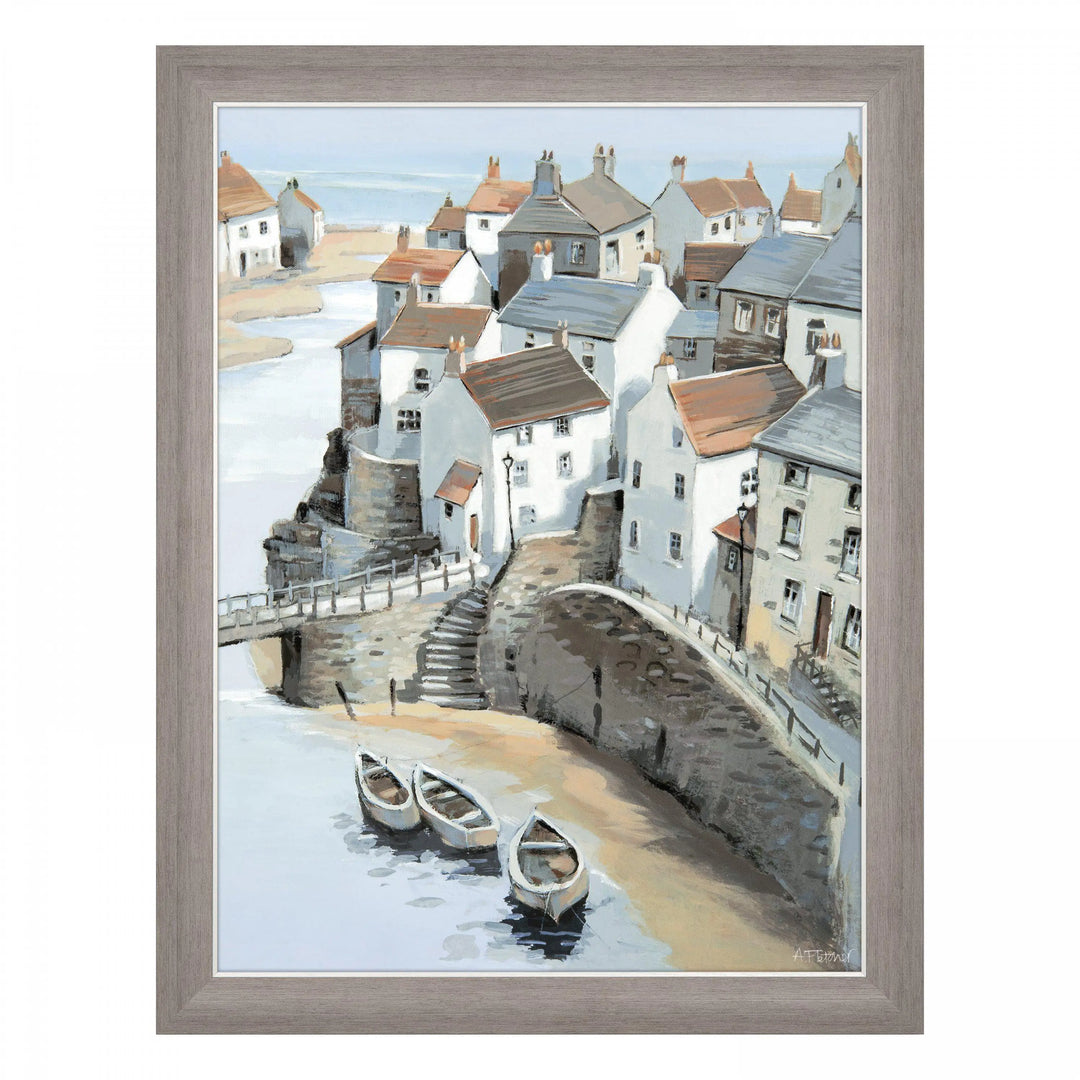 On the Headland Framed Canvas 670x25x870mm Gallery Direct