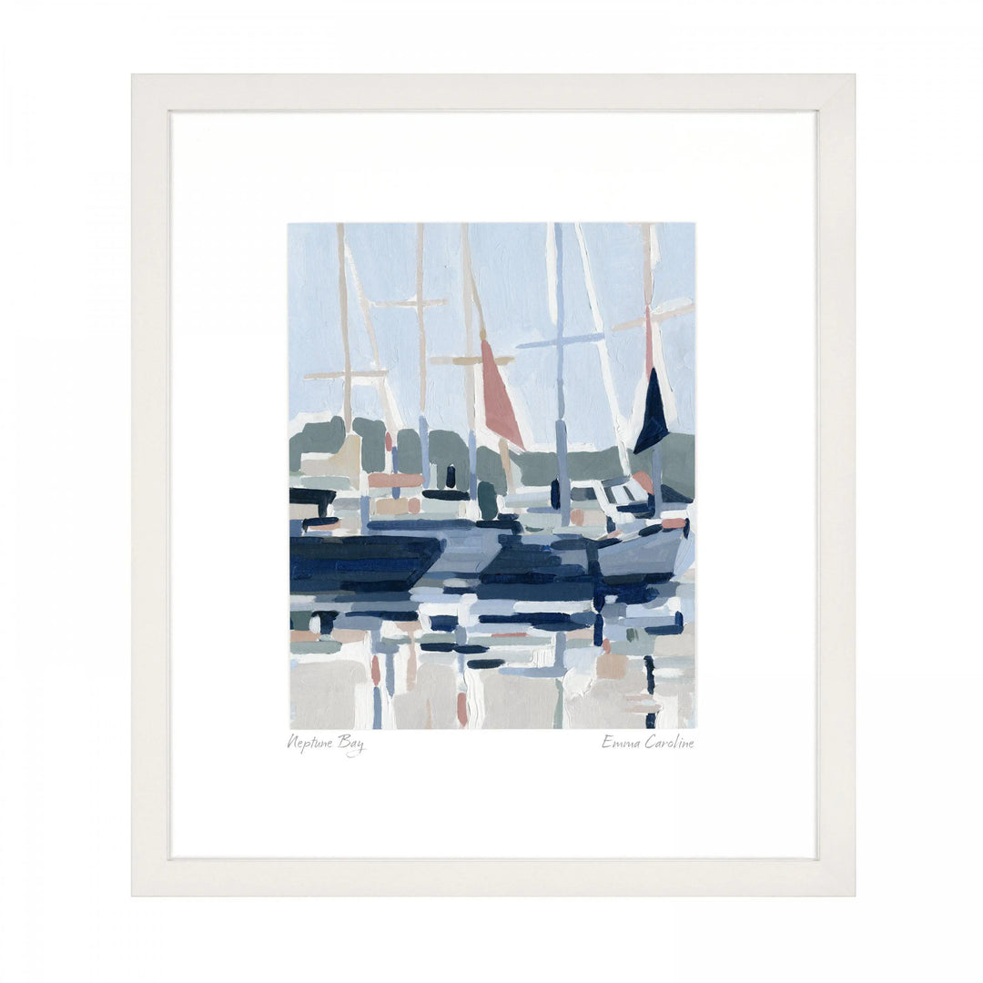 Neptune Bay Framed Art 360x32x410mm Gallery Direct