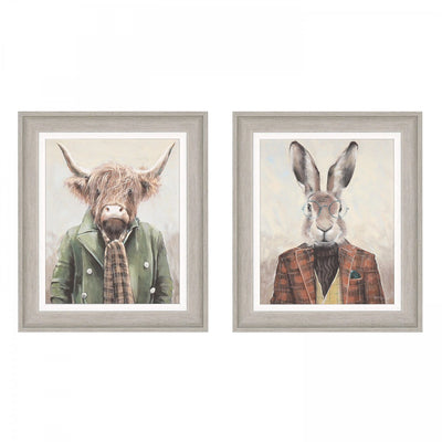 Hartley and Angus Set of 2 Framed Canvas Gallery Direct