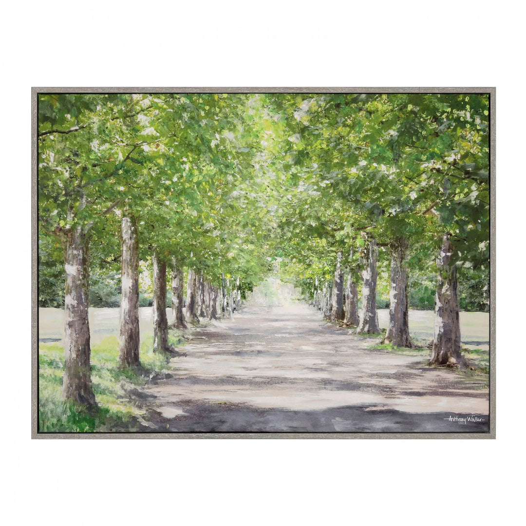 Avenue of Trees Framed Canvas Gallery Direct