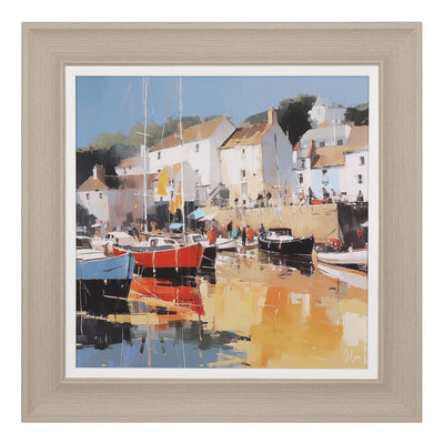 Harbour Glow Framed Canvas Gallery Direct