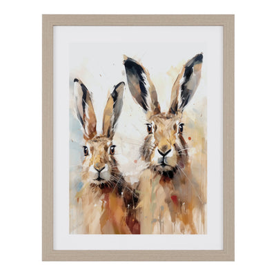 Hattie and Harold Framed Canvas Gallery Direct