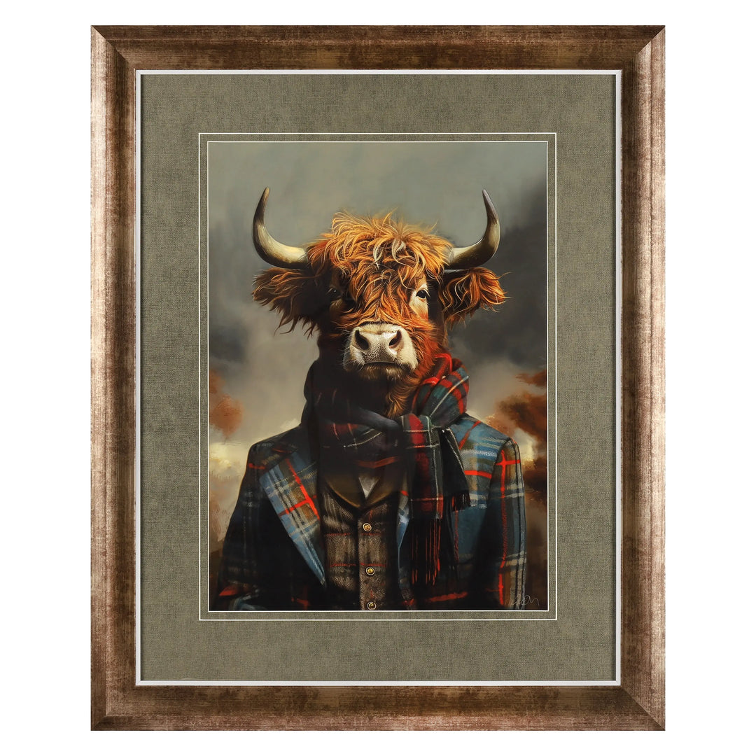 Dapper Highlander Framed Art Gallery Direct