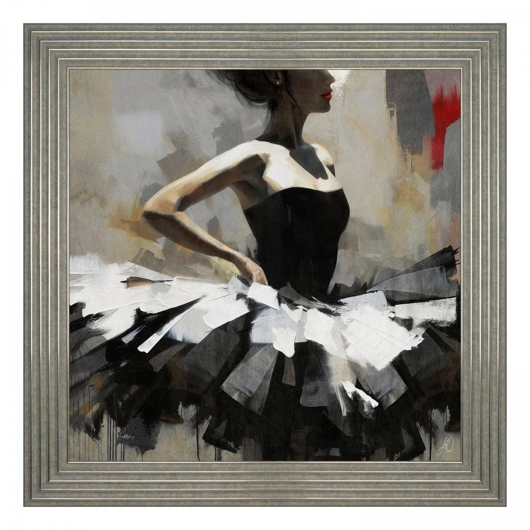 Poise Framed Canvas 980x30x980mm Gallery Direct