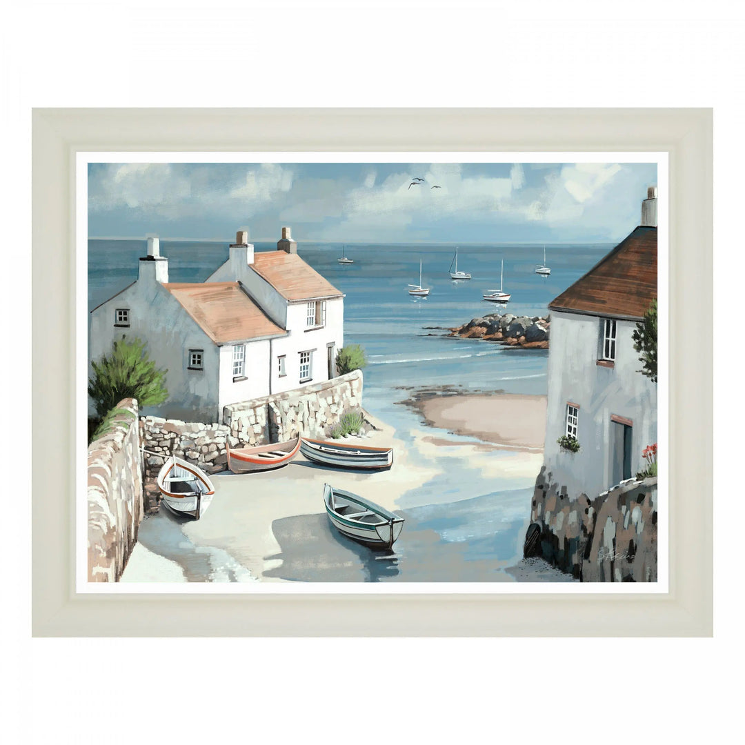 Calm Cove Framed Canvas Gallery Direct