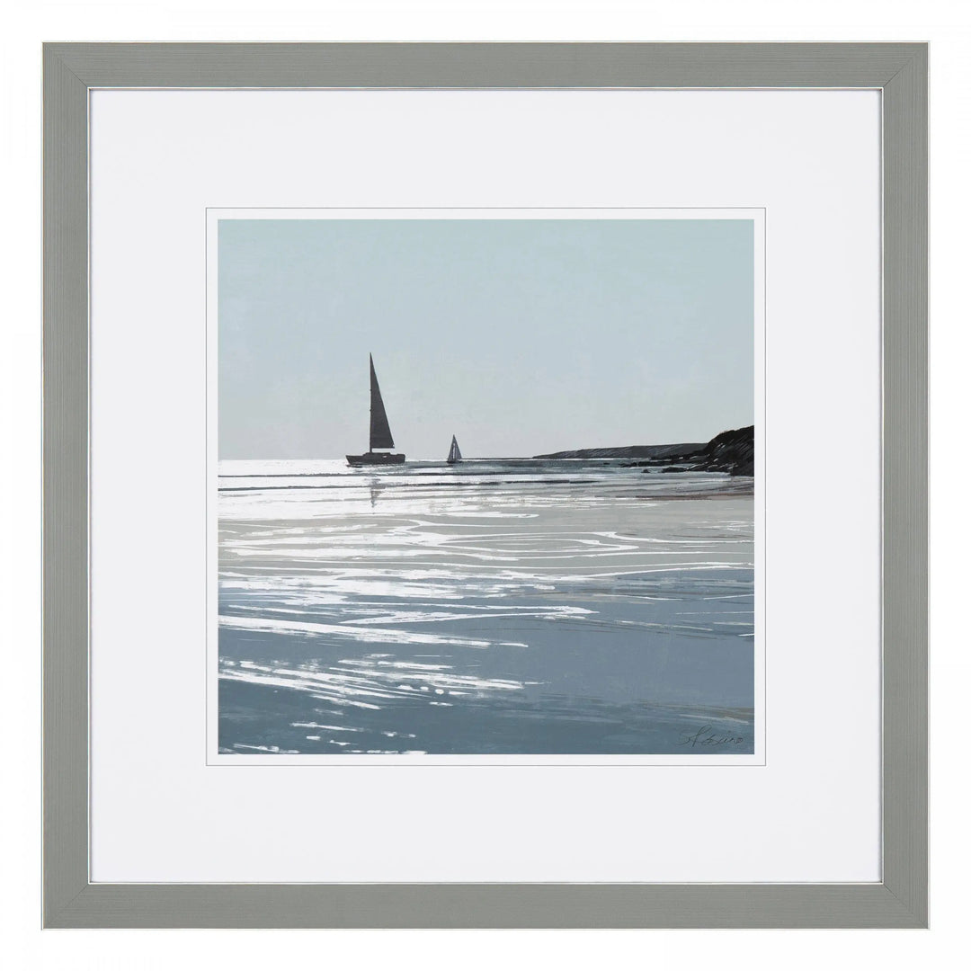 Sparkling Sea Framed Art 530x30x530mm Gallery Direct