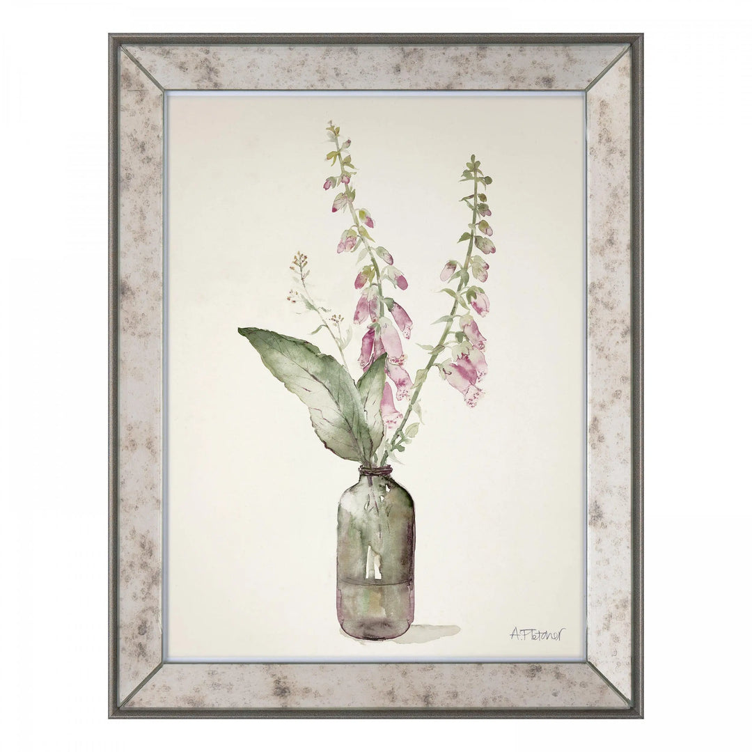 Foxgloves Framed Art Gallery Direct