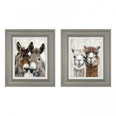 Eey & Ore & Abe & Lincoln Set of 2 Canvas Gallery Direct