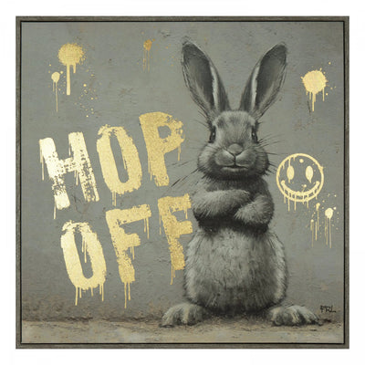 Hop Off Framed Canvas Gallery Direct