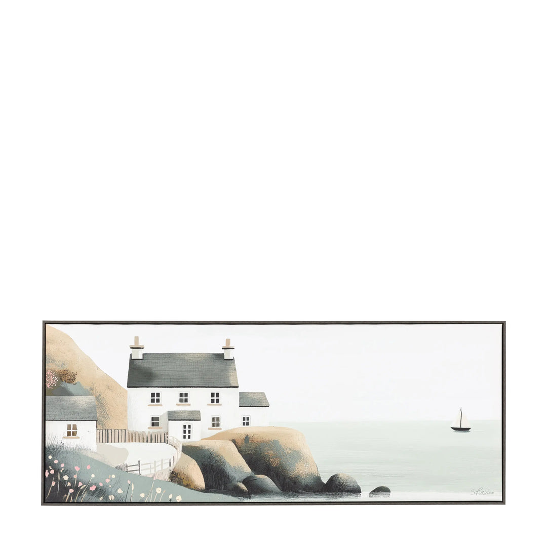 By The Sea Framed Canvas Gallery Direct
