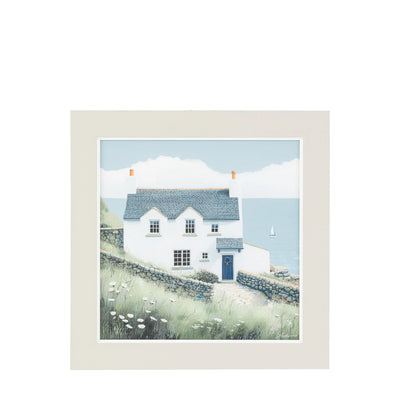 Coastal Cottage Framed Art Gallery Direct