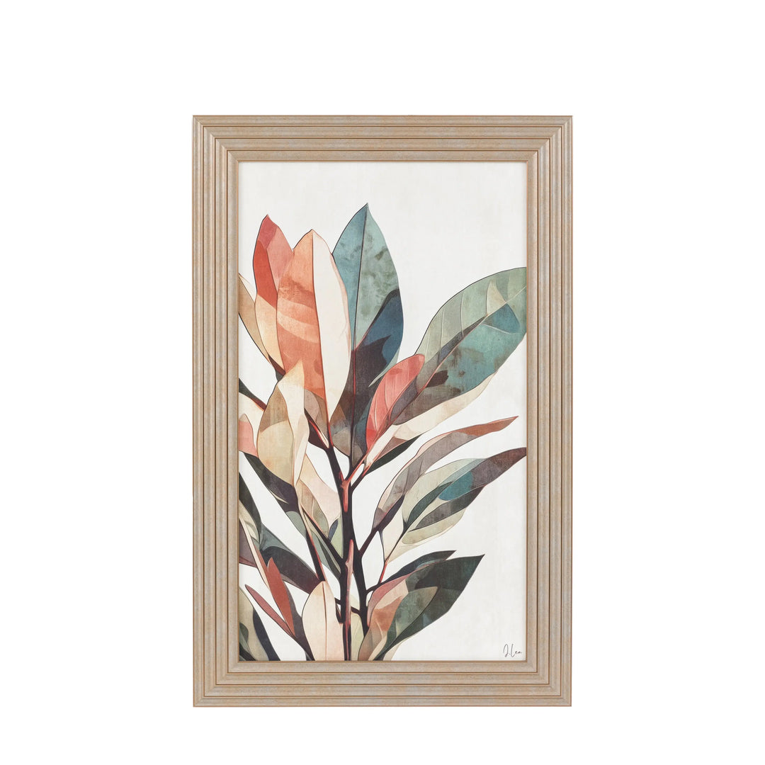 Nature's Calm Framed Canvas 600x55x350mm Gallery Direct