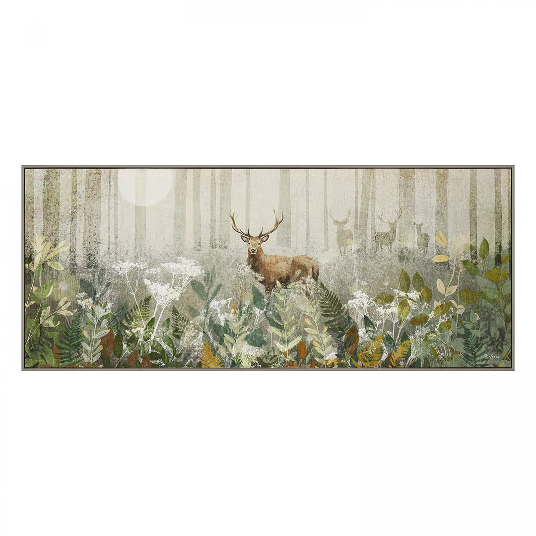 Luna Gaze Framed Canvas 1020x28x420mm Gallery Direct