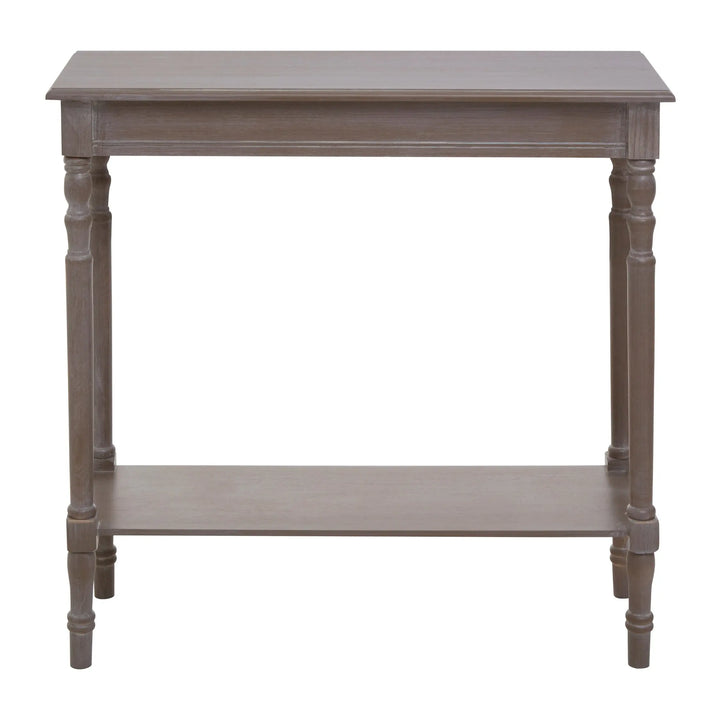 Harlow Natural Pine Wood Console Table with Shelf Studio 55