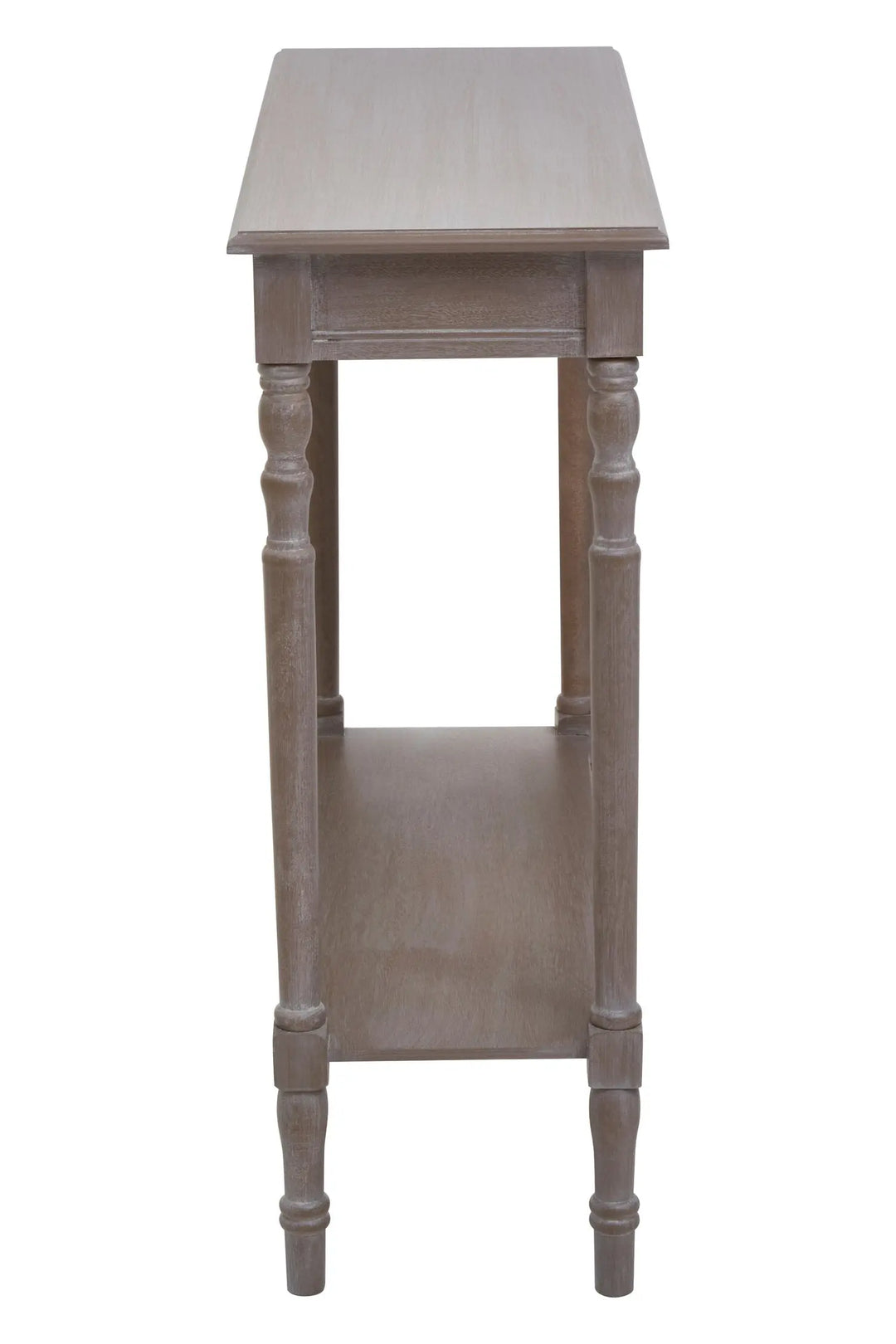 Harlow Natural Pine Wood Console Table with Shelf Studio 55
