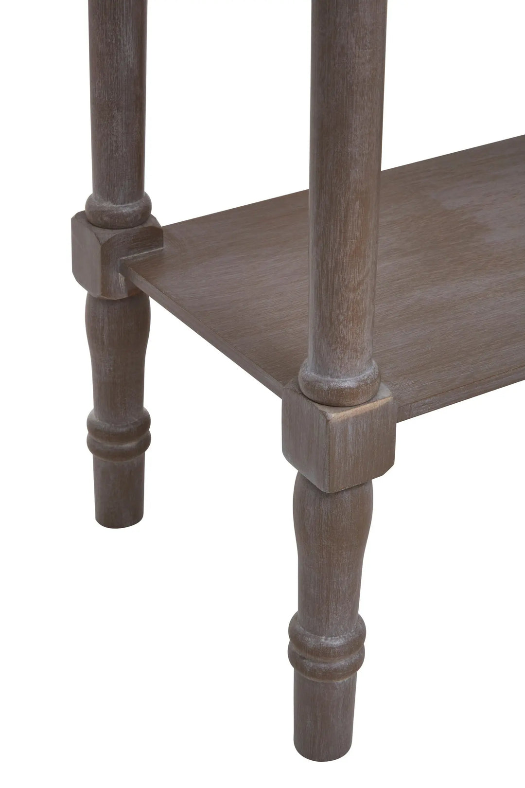 Harlow Natural Pine Wood Console Table with Shelf Studio 55