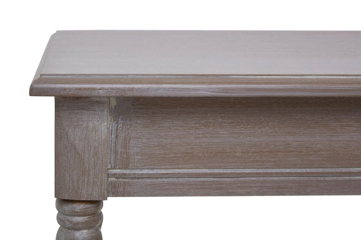 Harlow Natural Pine Wood Console Table with Shelf Studio 55