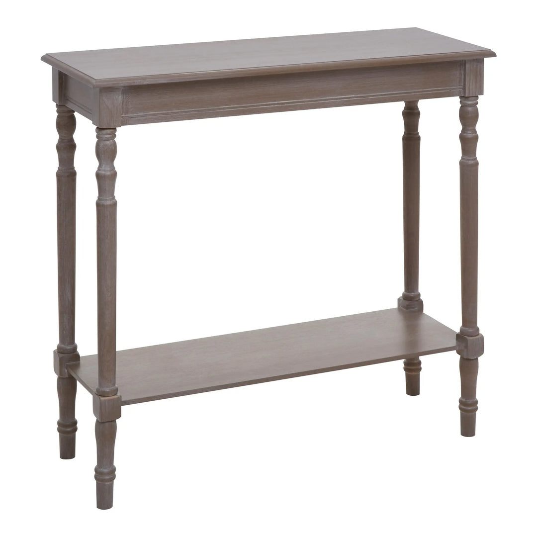 Harlow Natural Pine Wood Console Table with Shelf Studio 55