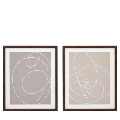 Continuation Framed Art Set of 2 Gallery Direct