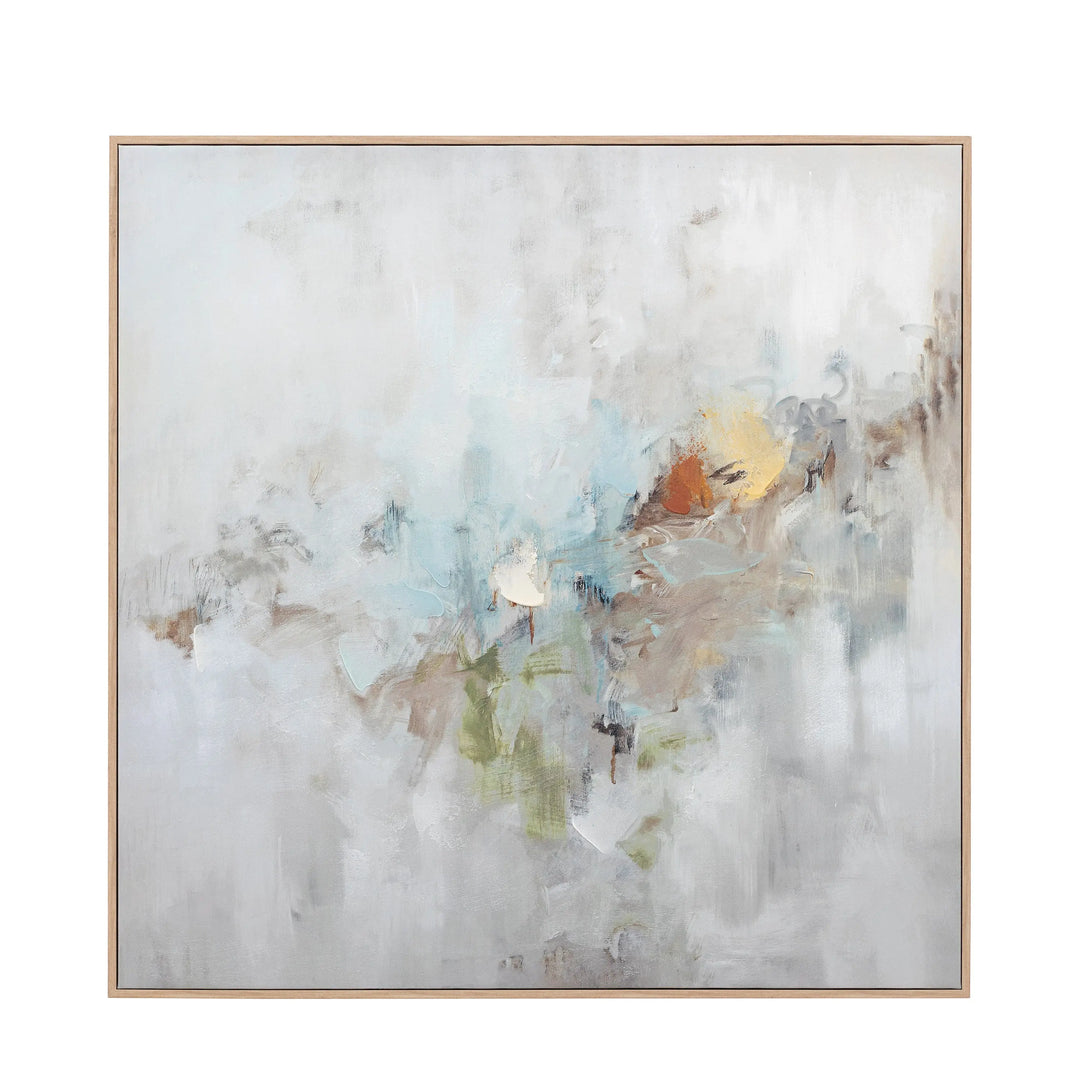 New Day Framed Canvas 1000x1000mm Gallery Direct